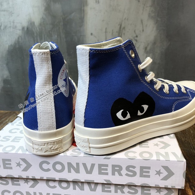 匡威帆布鞋 高版本匡威CONVERSE匡威x川久保玲愛心聯名款帆布板鞋 dx2871